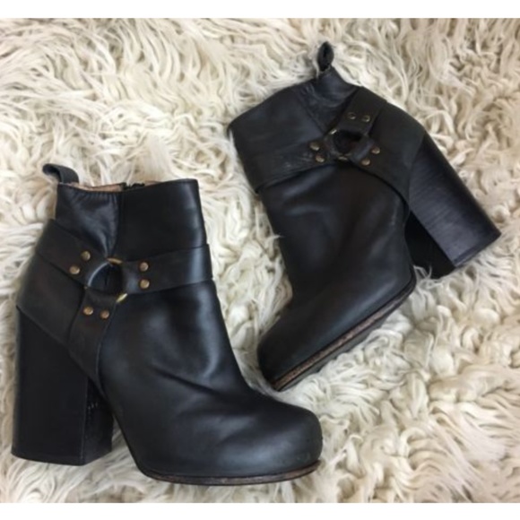 Jeffrey Campbell Shoes - Jeffrey Campbell Black Heeled Ankle Boots